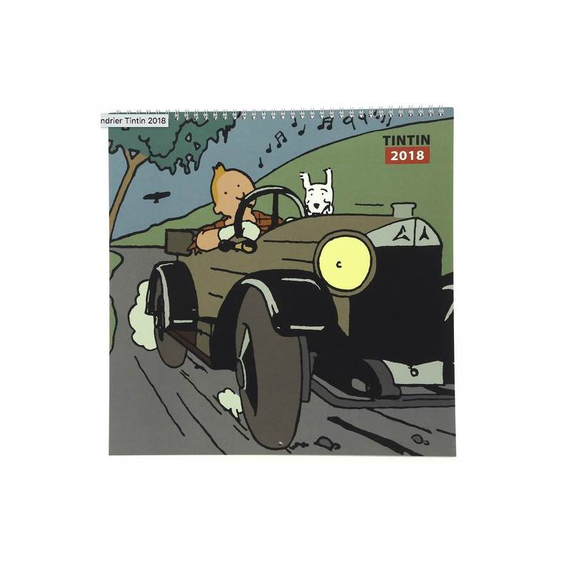 Tintin calendar 2018 Tintin calendar 2018