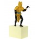 Leopard-man statue