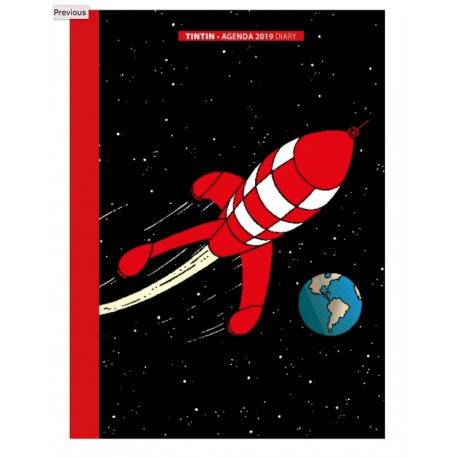 2019 Office diary agenda Tintin The Moon