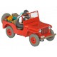 Tintin, the red Jeep Willys MB 1943 1:24