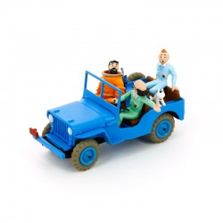 La Jeep CJ 2a Bleue - 1:43