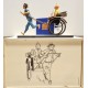 Fariboles Tintin & Snowy Rickshaw