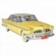 Kuifje Moulinsart Auto 1/24 - De gele Chrysler auto van de ontvoerders - NewYorker deluxe 55 Tintin nr39