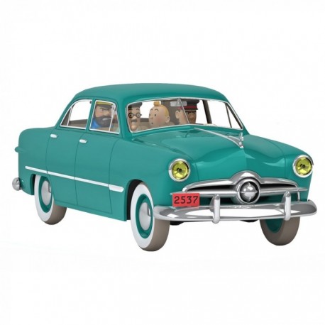 Kuifje Moulinsart Auto 1/24 - De Ford Custom van Sbrodj - Tintin Bobbie Haddock nr40