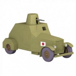 Kuifje Moulinsart Auto 1/24 - De Pantserwagen (Wolseley- Sumida) - Tintin Bobbie Wang Jen Ghie nr42