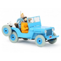 Kuifje, the Blue jeep CJ2A 1:24