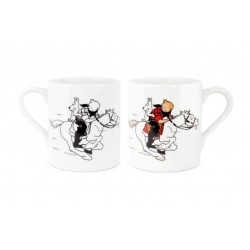 Tintin Black and white and color Mug - America